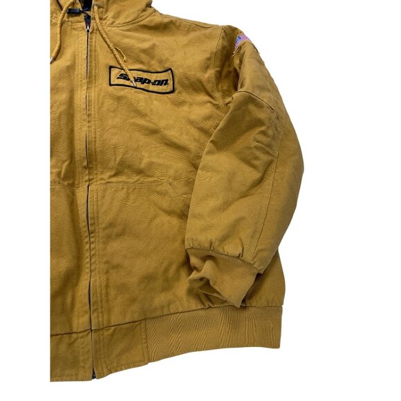 Snap-On Tools Mens Traditional Mustard golden work jacket quilted coat SIze 3XL - Picture 3 of 16